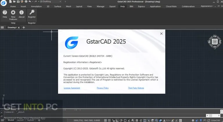 Gstarsoft-GstarCAD-Pro-2025-Late